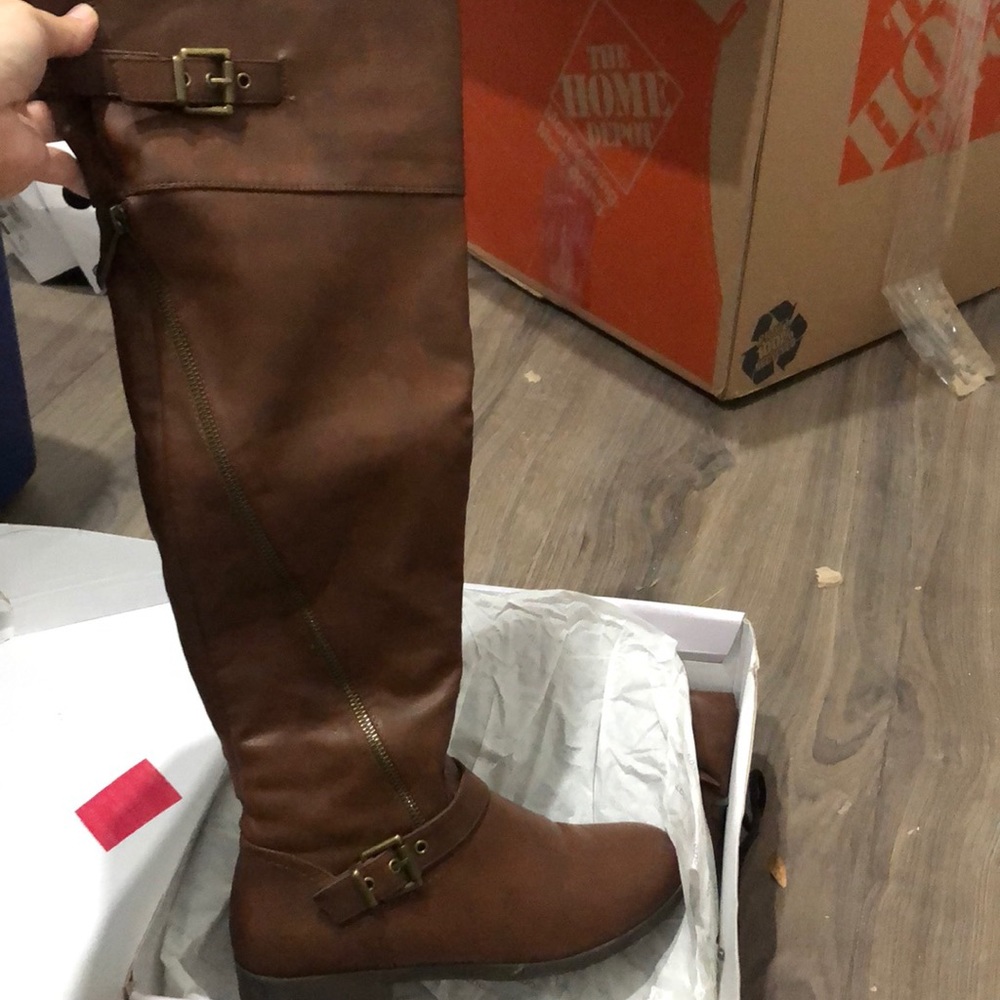 Aldo Brown Over the Knee Boots